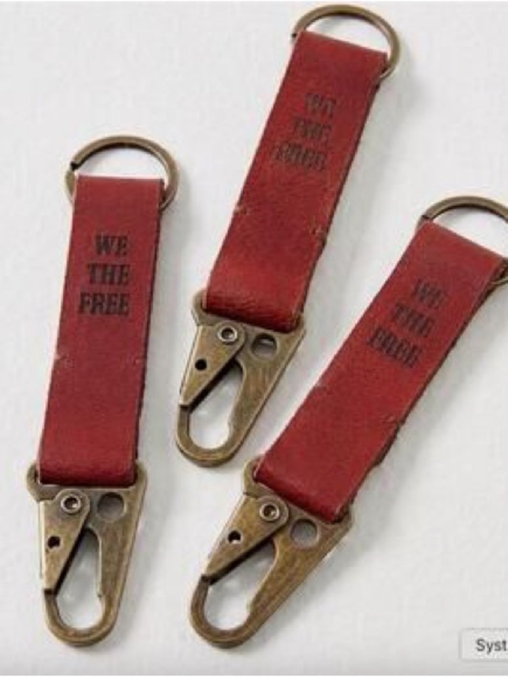 Free People We the Free Hooked Keyring